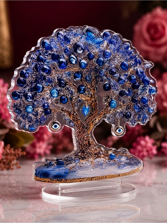 Other - Blue Tree of Life Decorative Sculpture - Brand